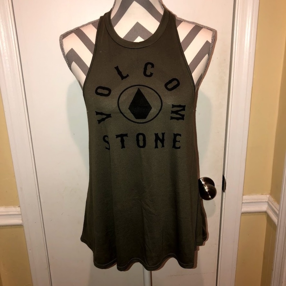 Volcom Tank - Olive colored